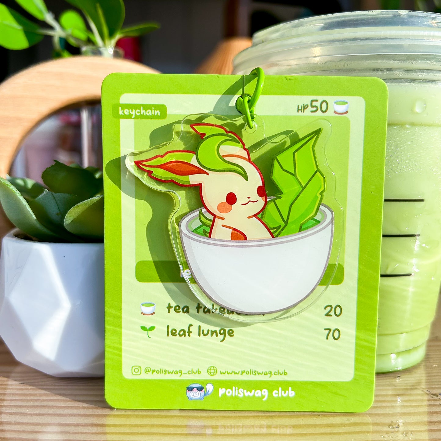 Eevee, Jolteon, Leafeon Keychain Bundle