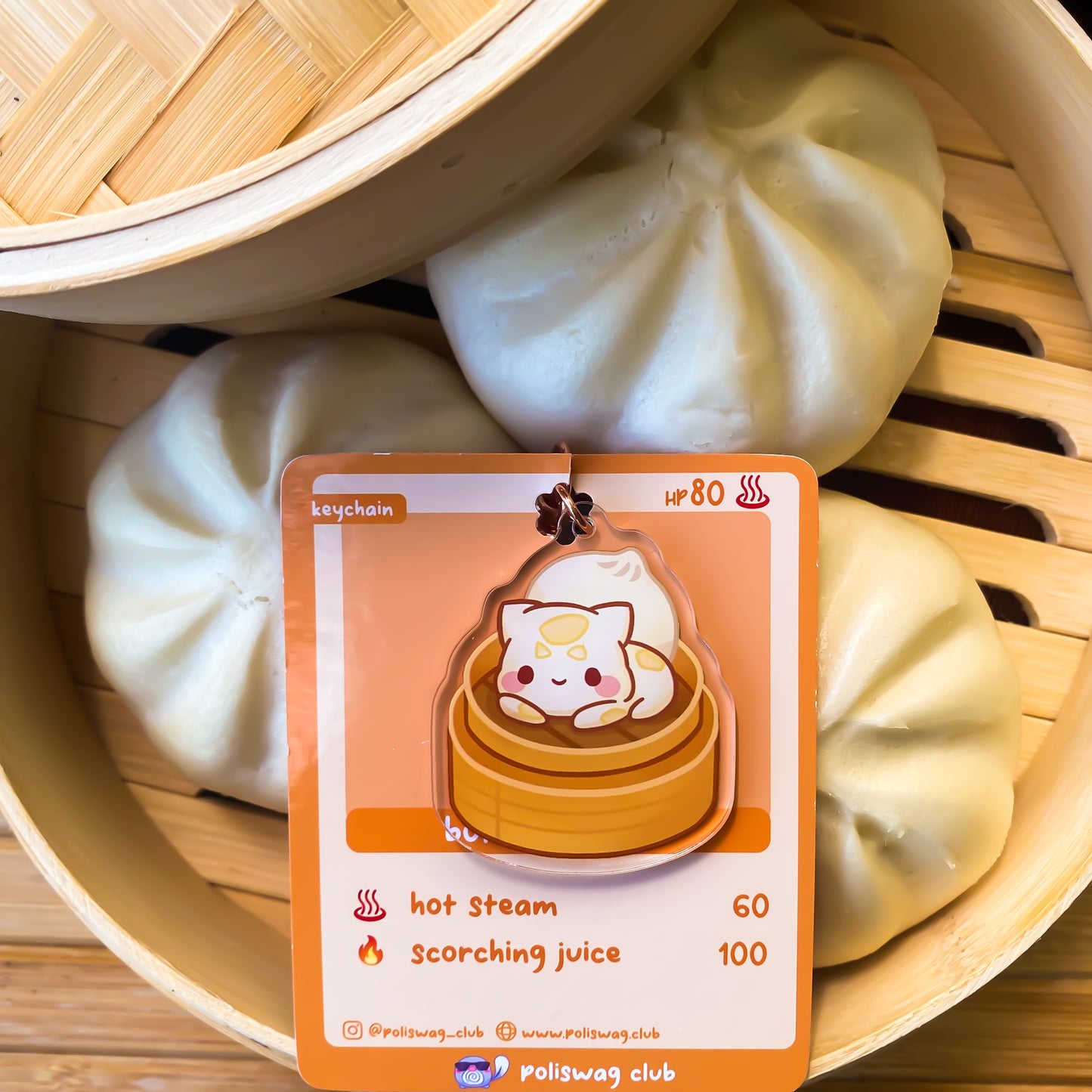 Bulbasaur Bao Keychain