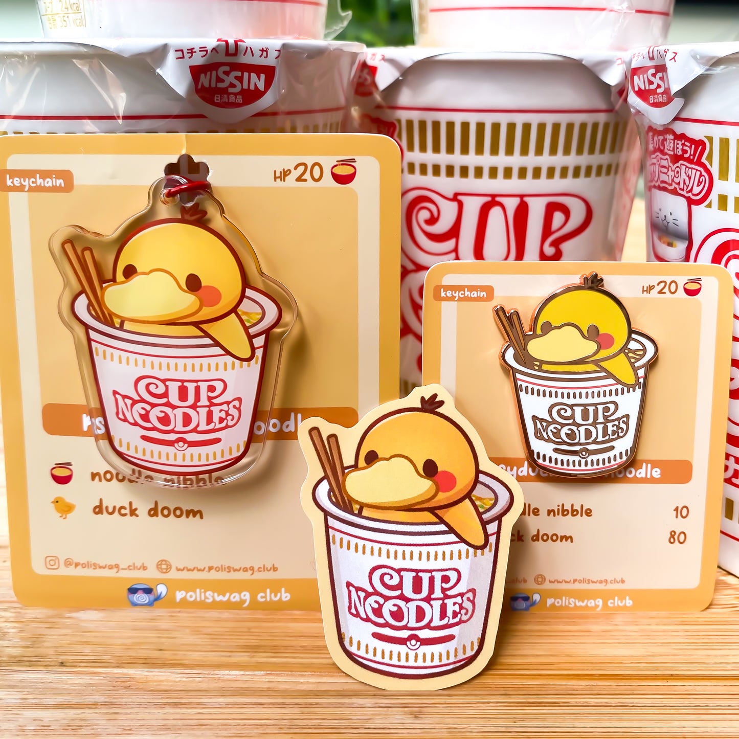 Psyduck Cup Noodles Pin