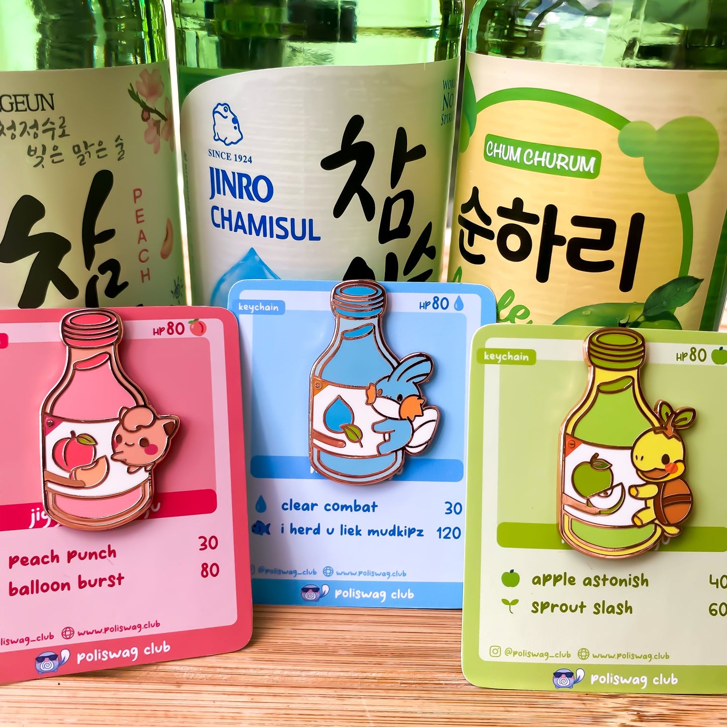 Turtwig Apple Soju Pin