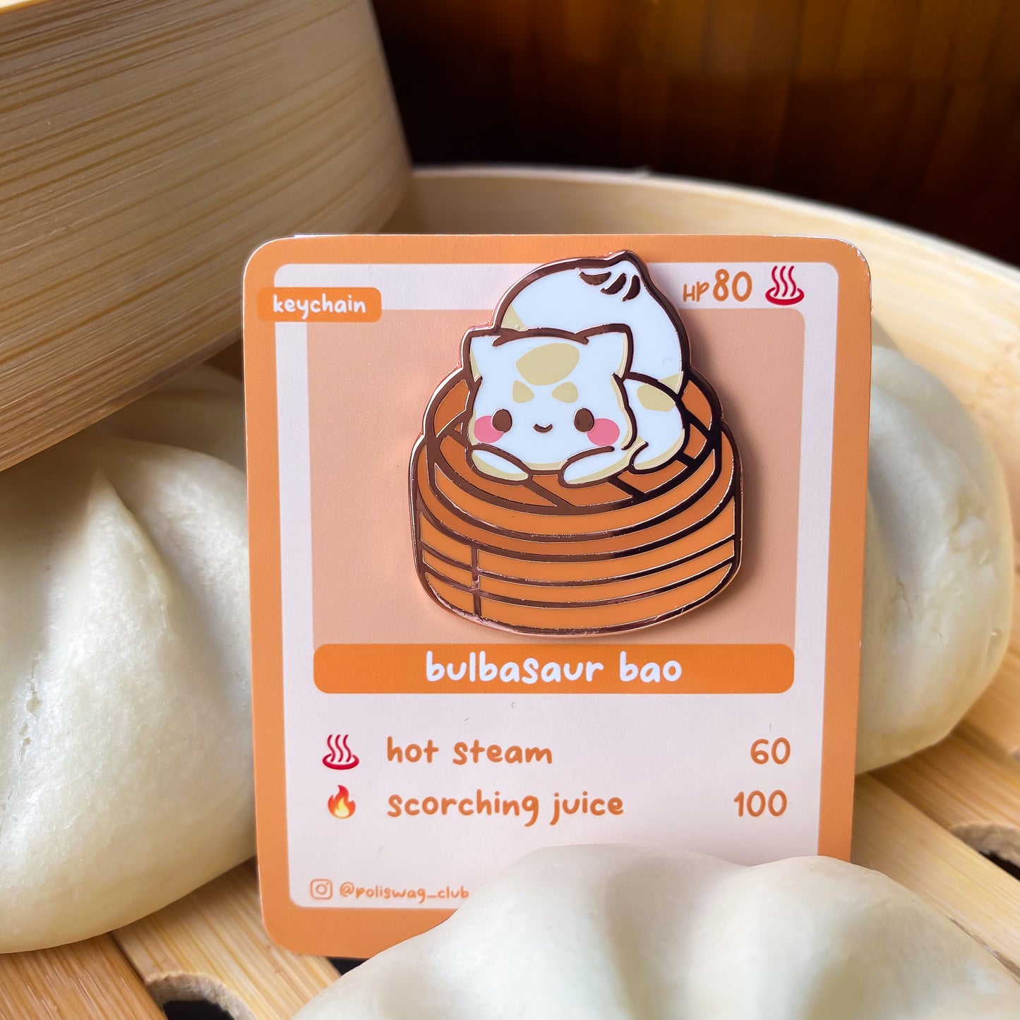 Bulbasaur Bao Bun Pin