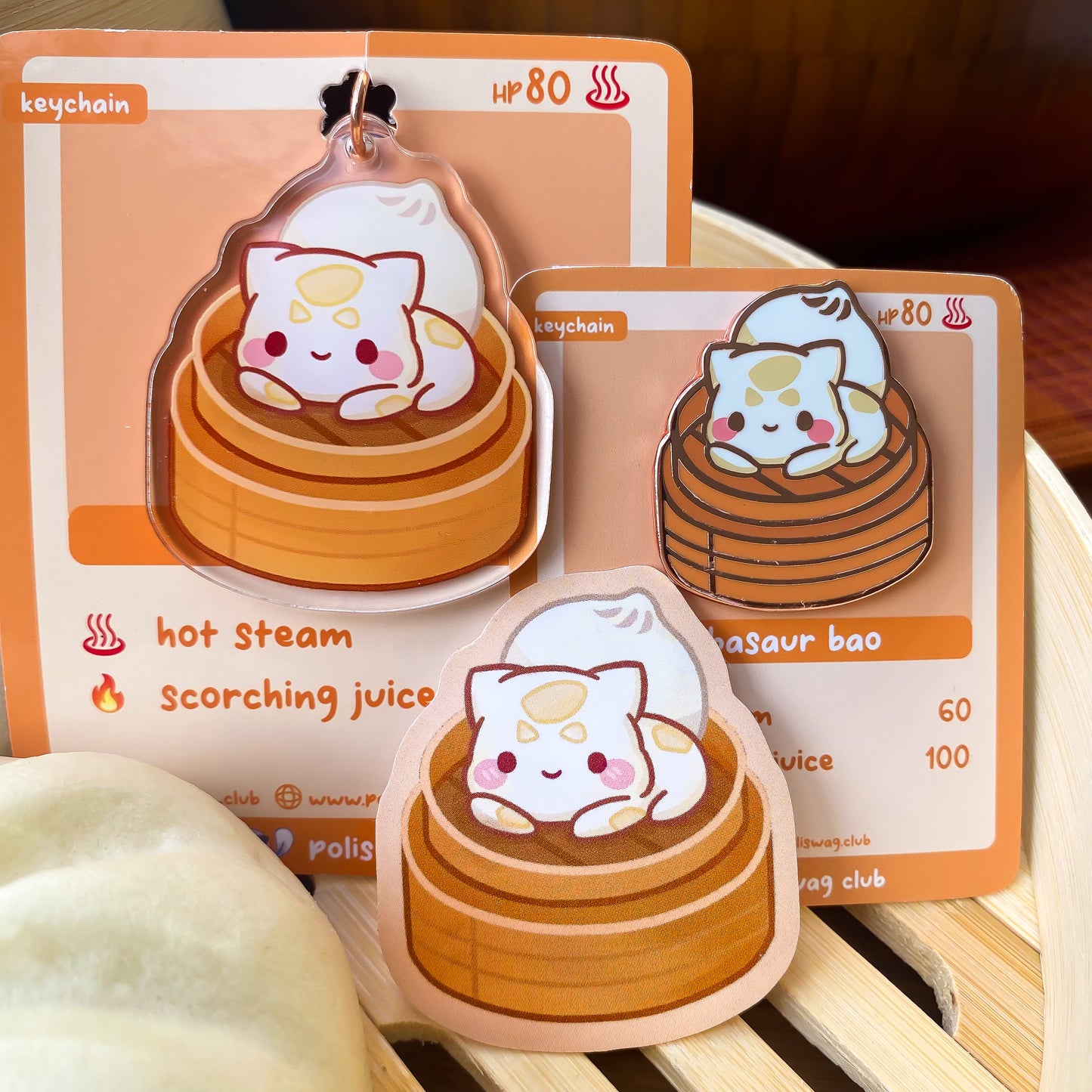 Bulbasaur Bao Bun Pin