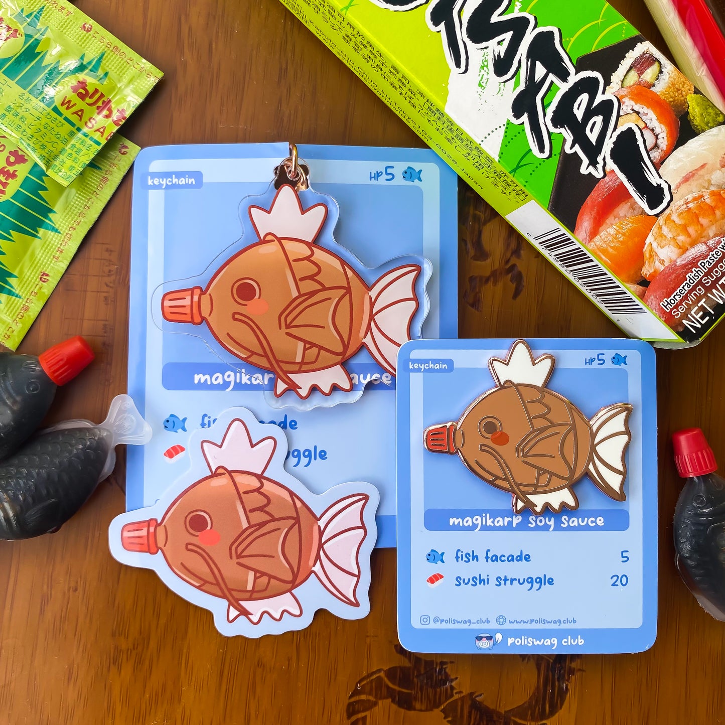 Magikarp Soy Sauce Pin