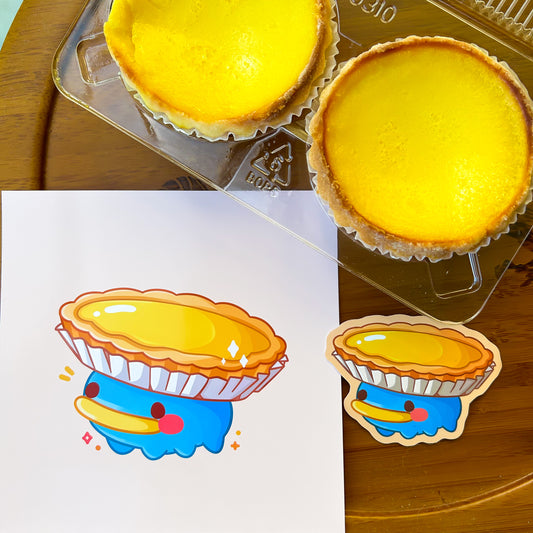 Lotad Egg Tart Art Print