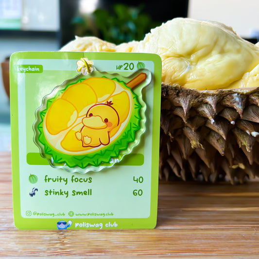 Psyduck Durian Keychain