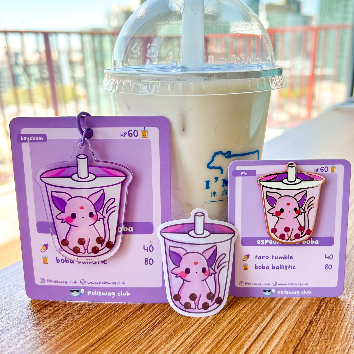 Espeon Taro Boba Bundle