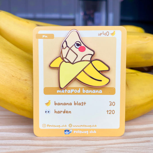 Metapod Banana Pin