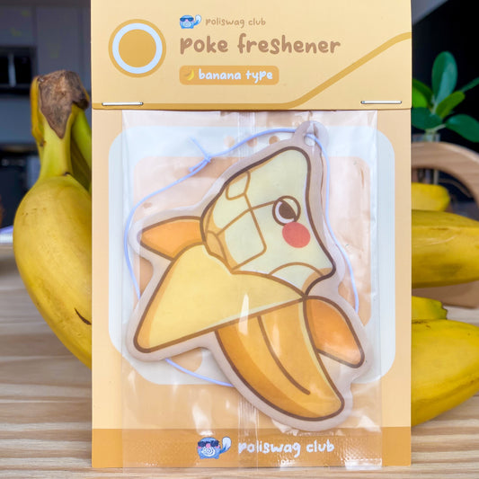 Metapod Banana Car Air Freshener