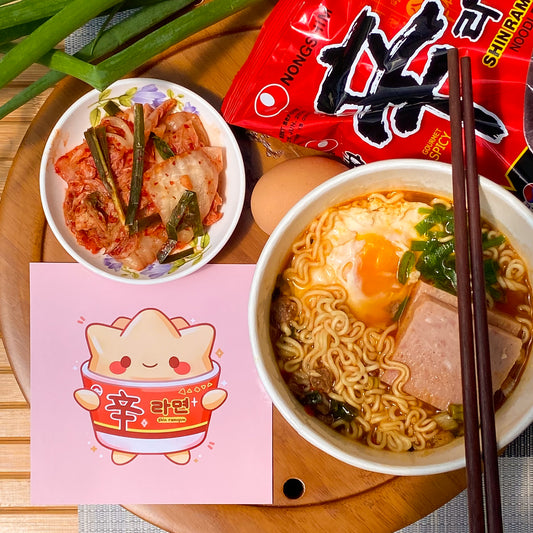 Togepi Ramen Art Print