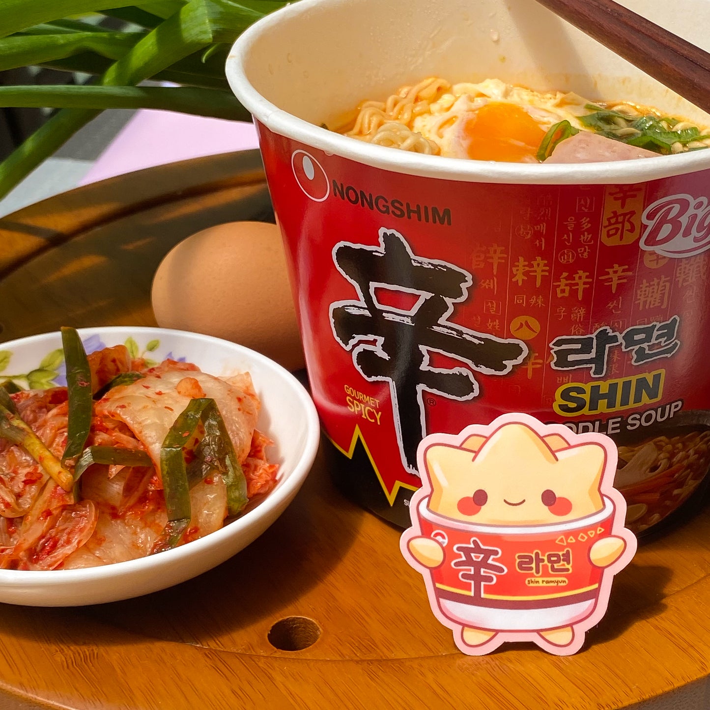 Togepi Ramen Art Print