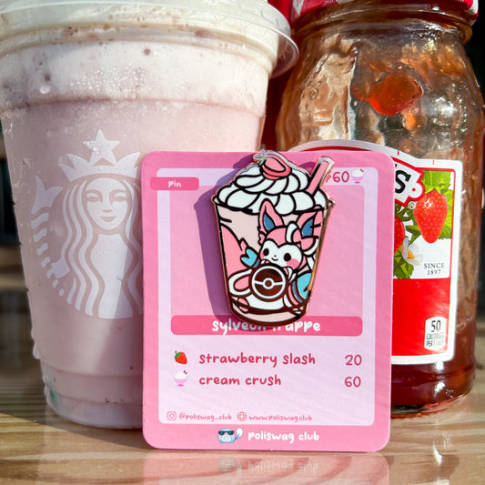 Sylveon Strawberry Frappe Pin