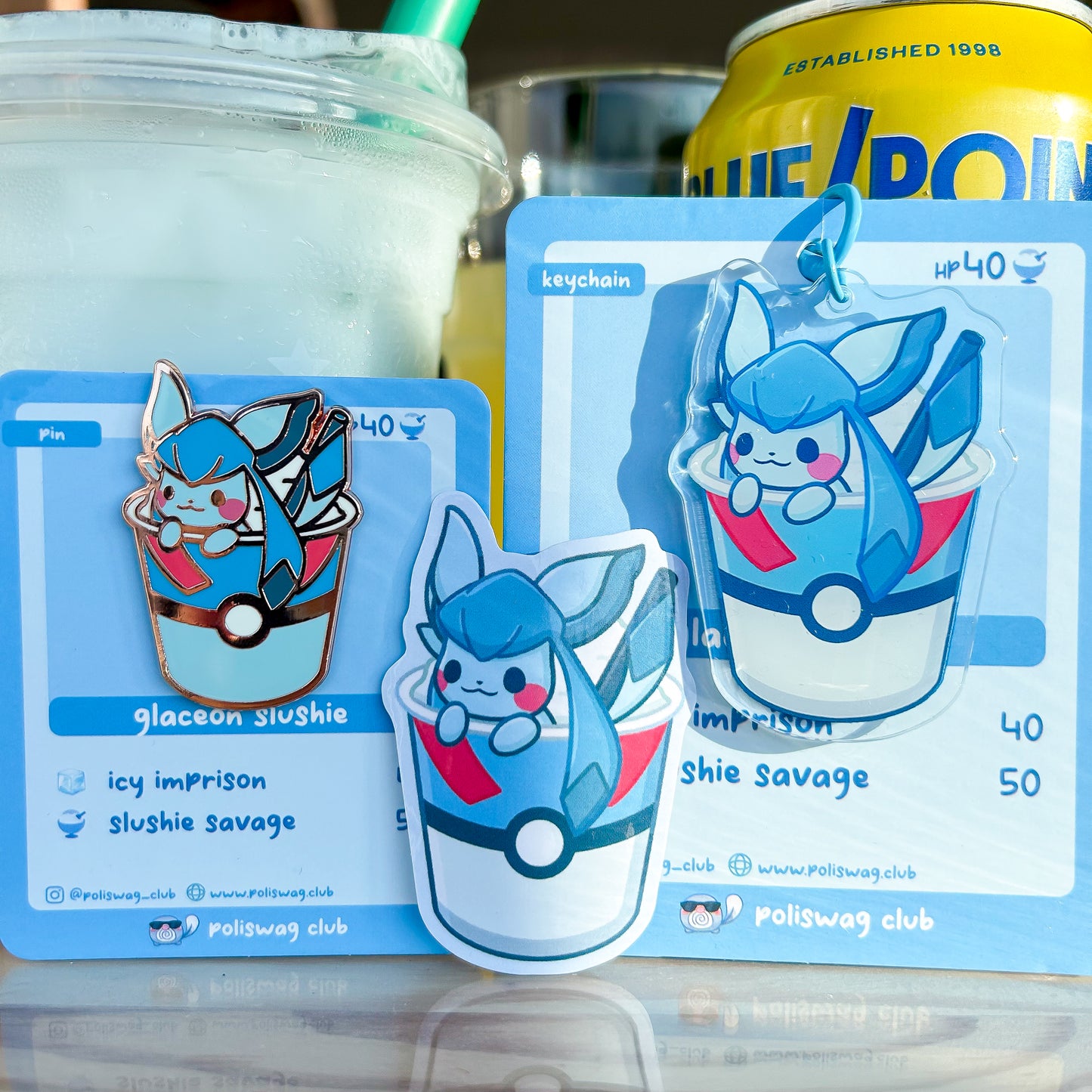 Glaceon Slushie Sticker