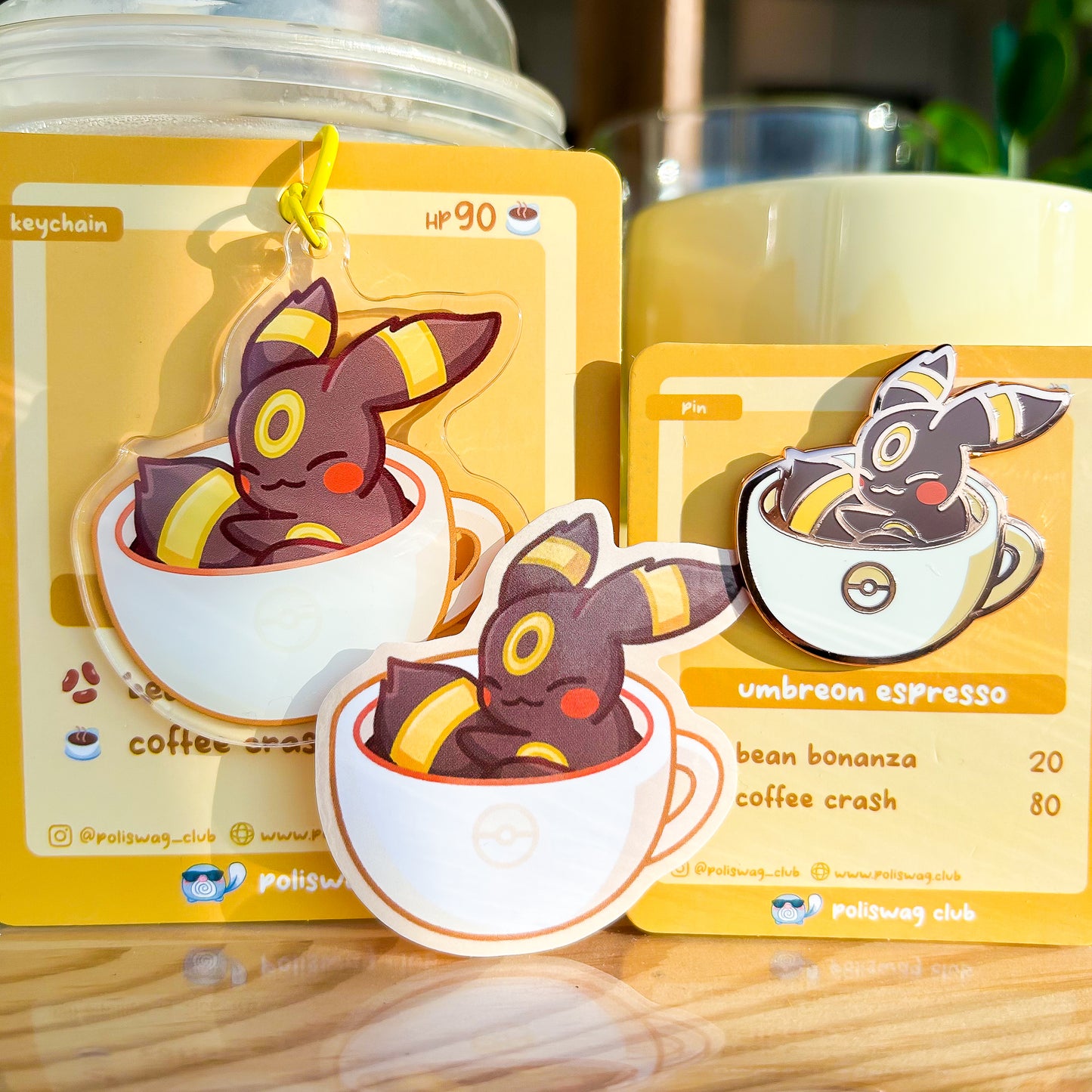 Umbreon Espresso Keychain