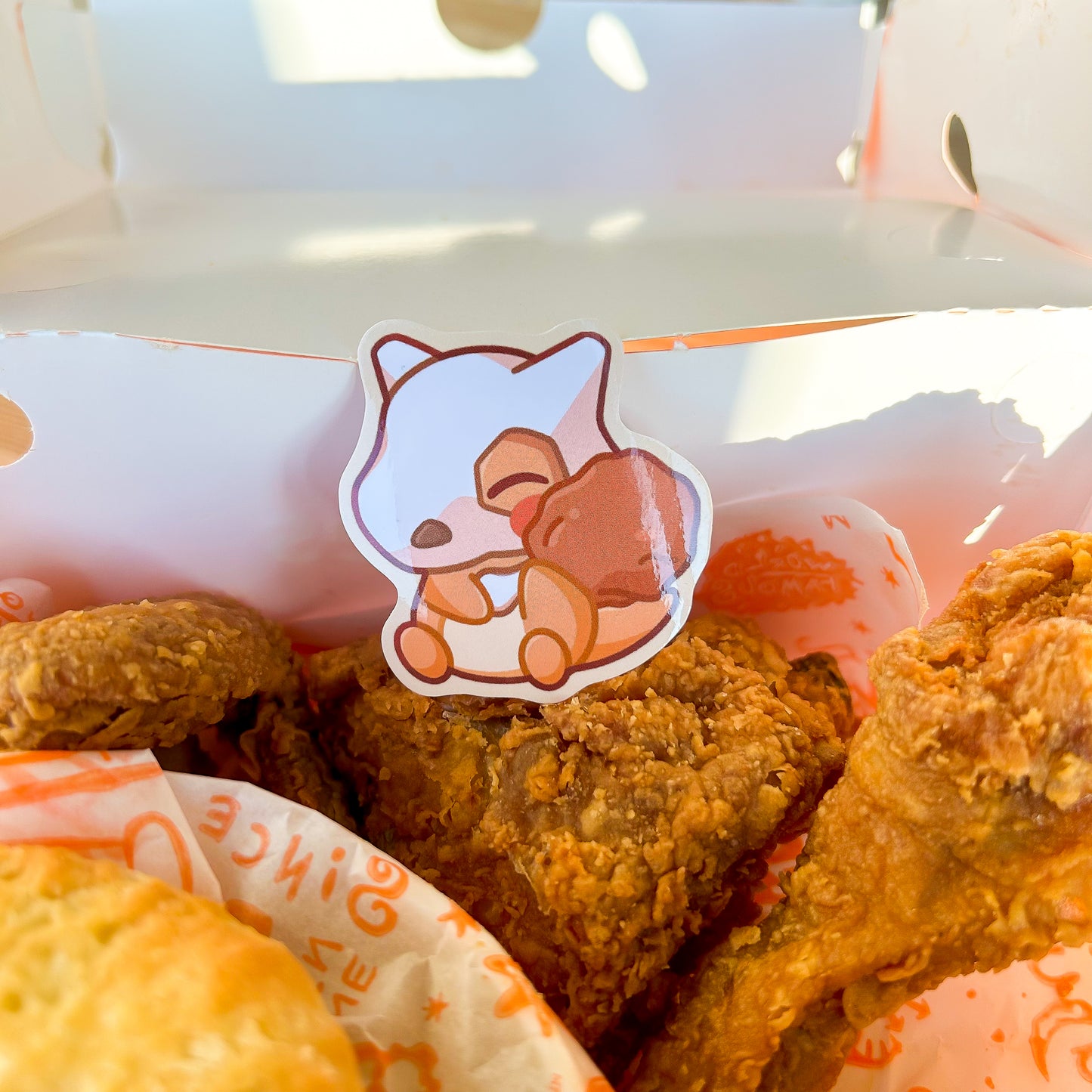 Pikachu Fries Sticker