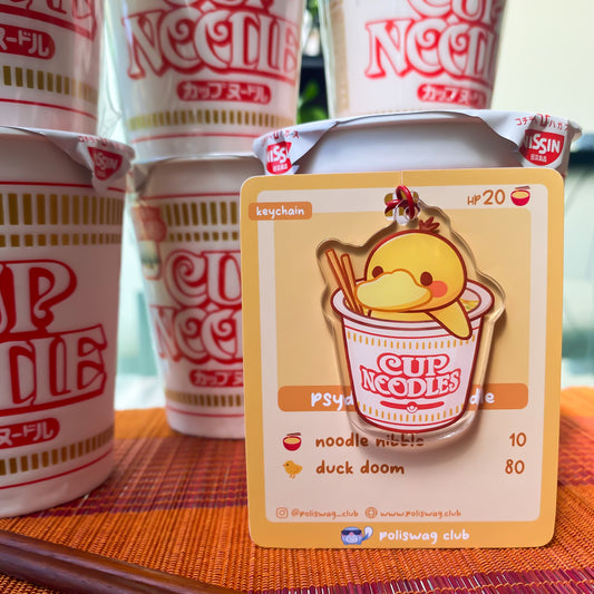 Psyduck Cup Noodles Keychain