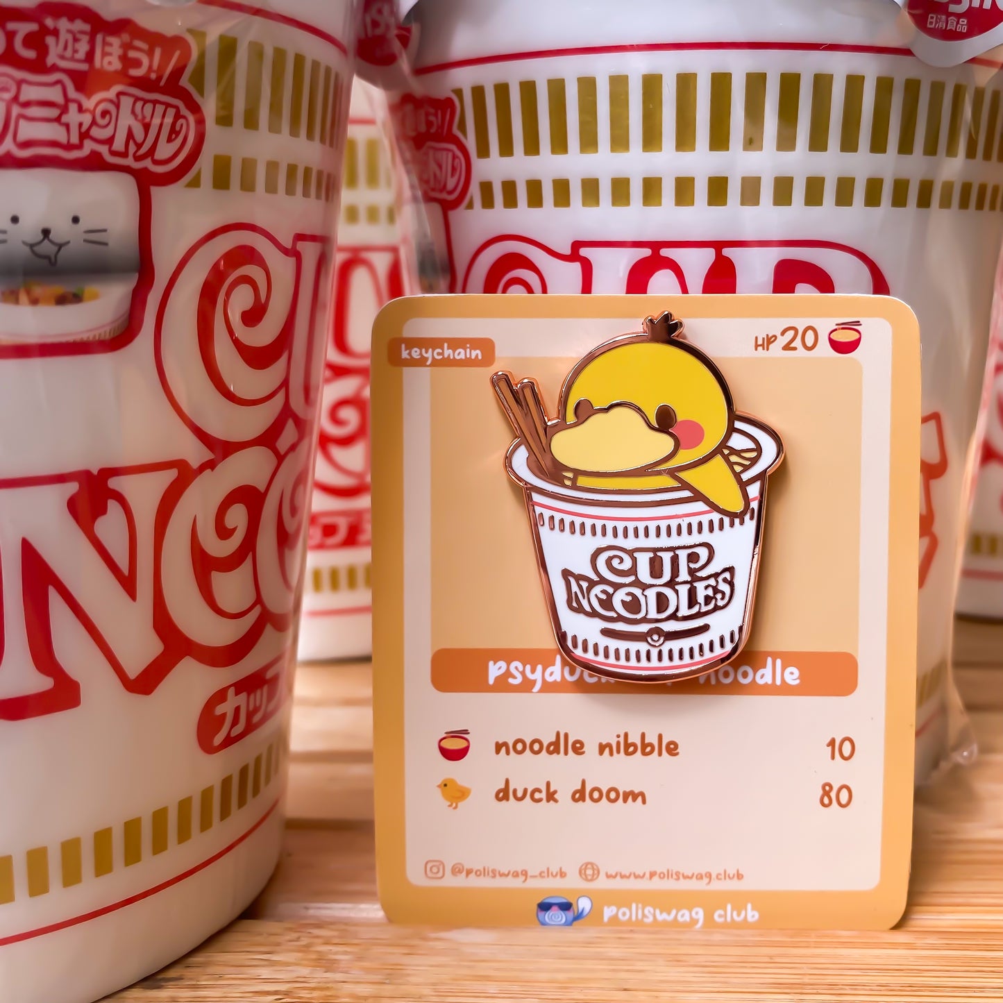 Psyduck Cup Noodles Pin