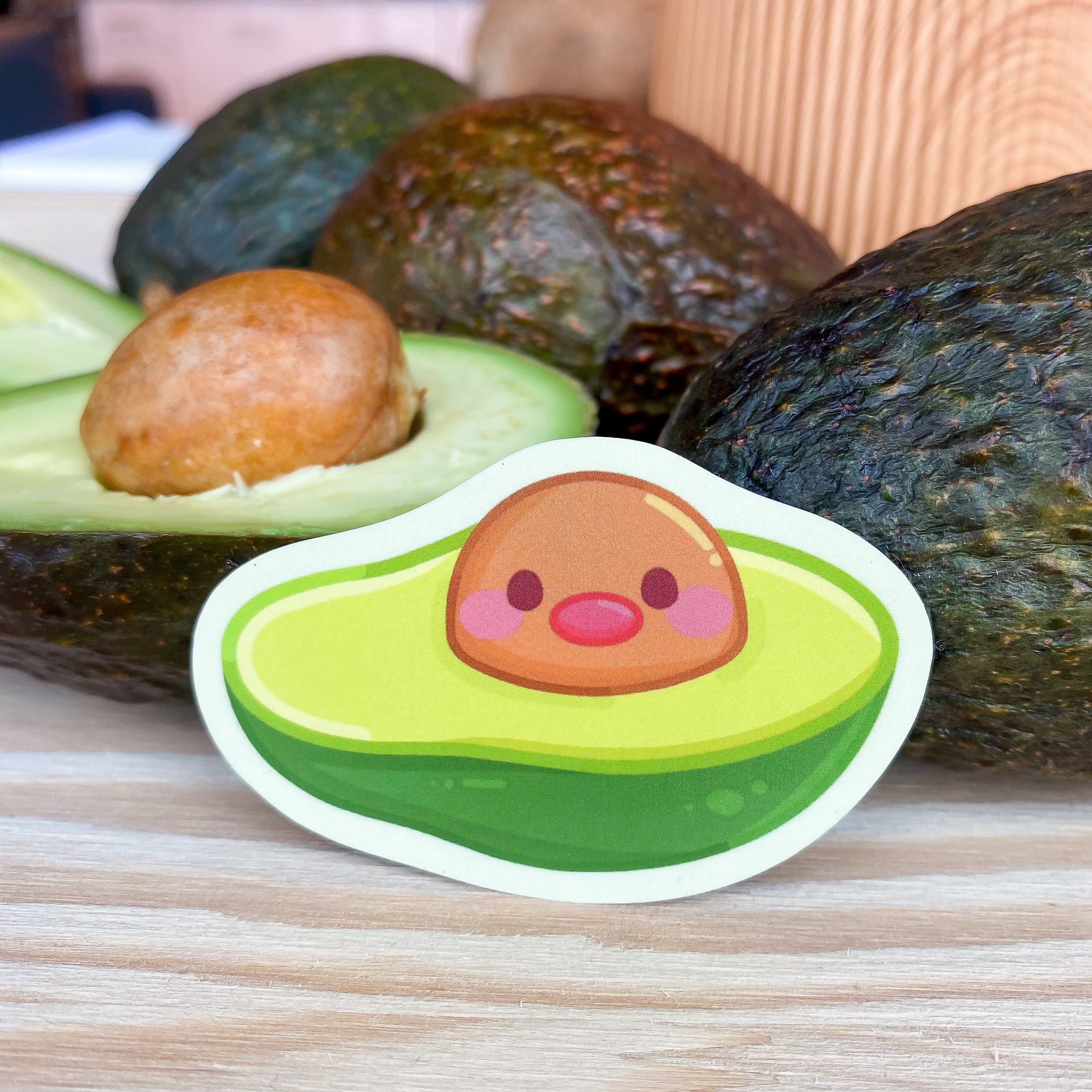 Diglett Avocado Sticker - Pokemon Food Merch | Poliswag Club