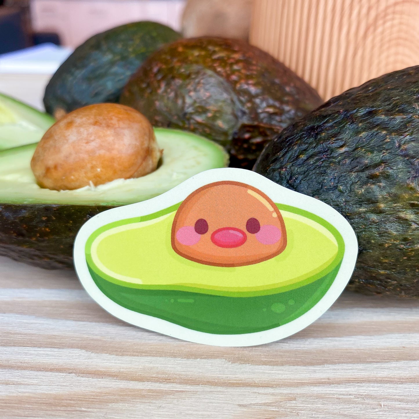 Diglett Avocado Sticker