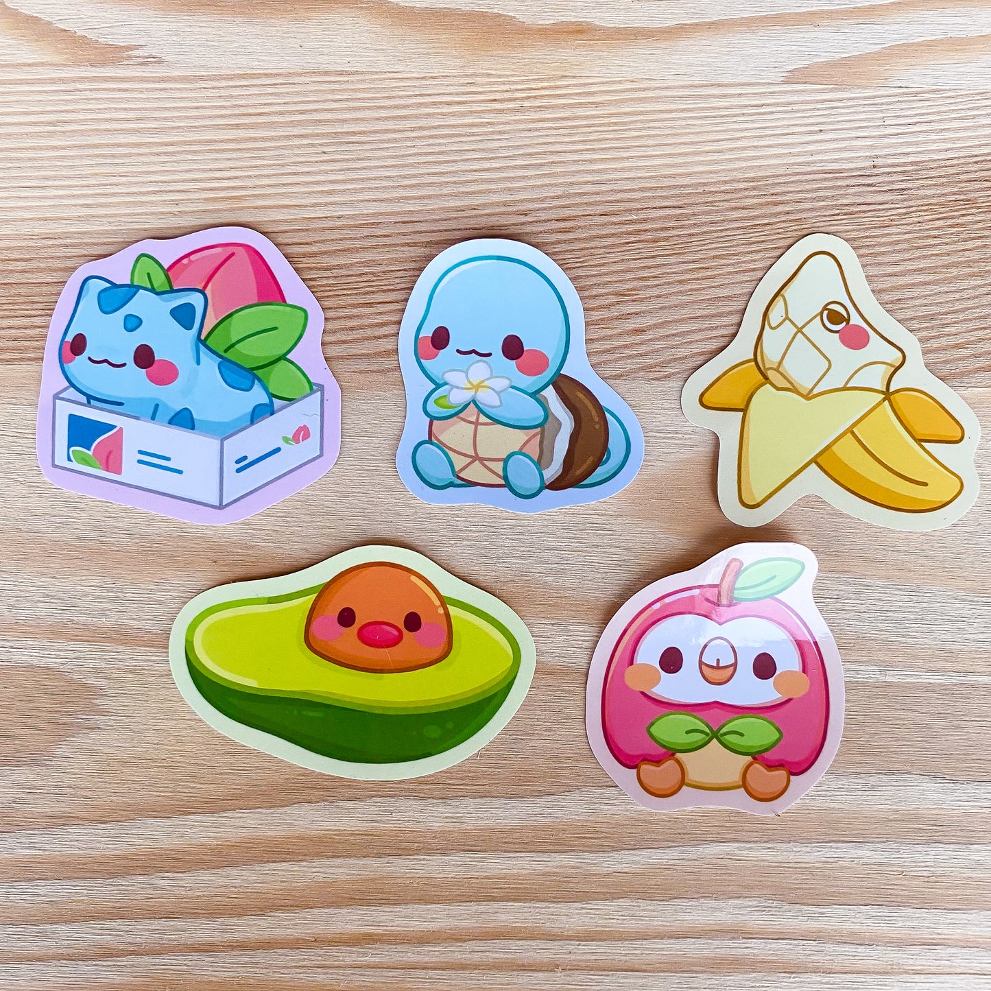 Ivysaur Peach Sticker