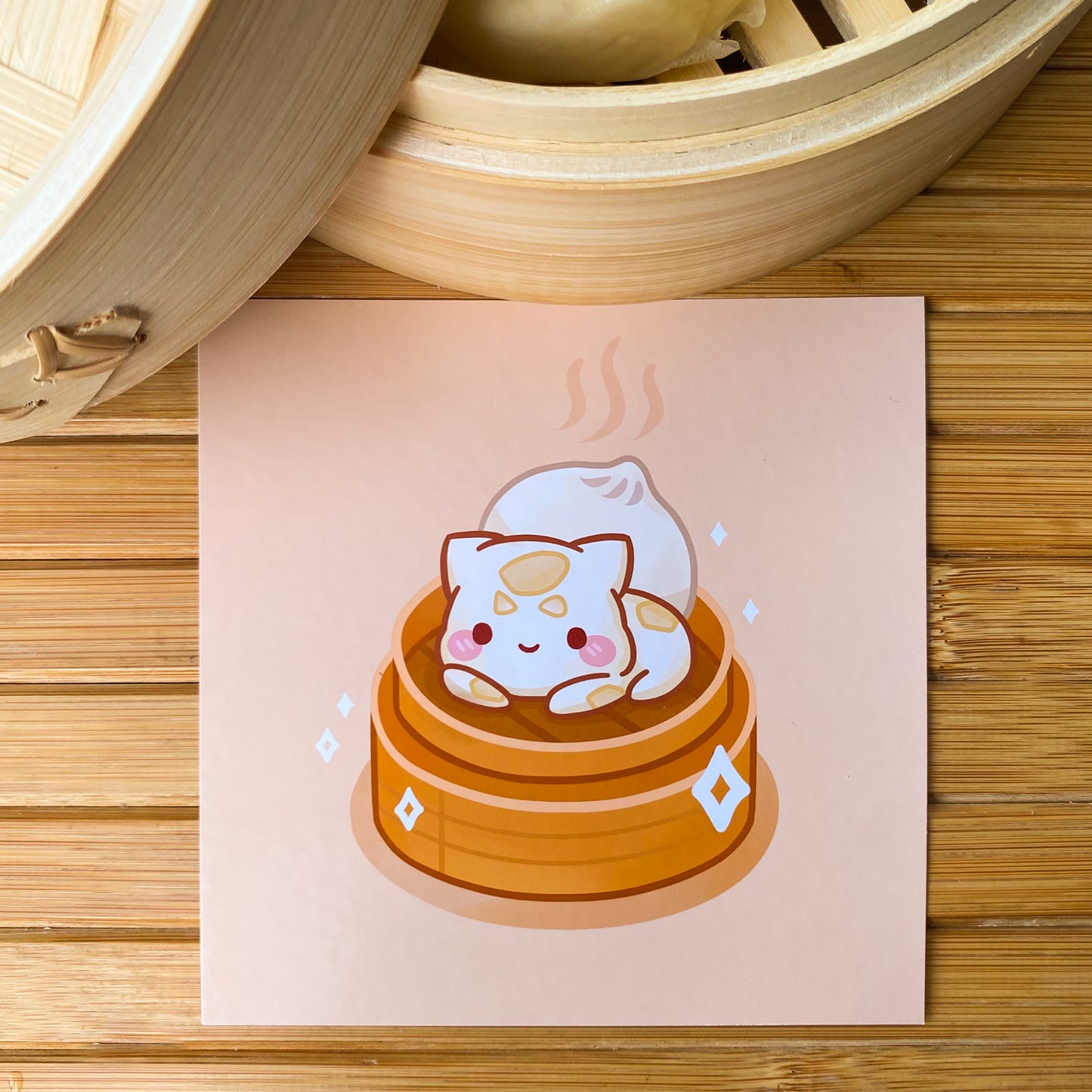 Bulbasaur Bao Bun Art Print